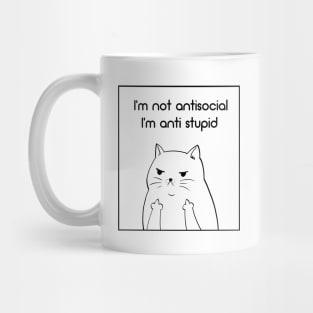The anti stupid cat Mug